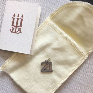 James Avery 21 Number Charm